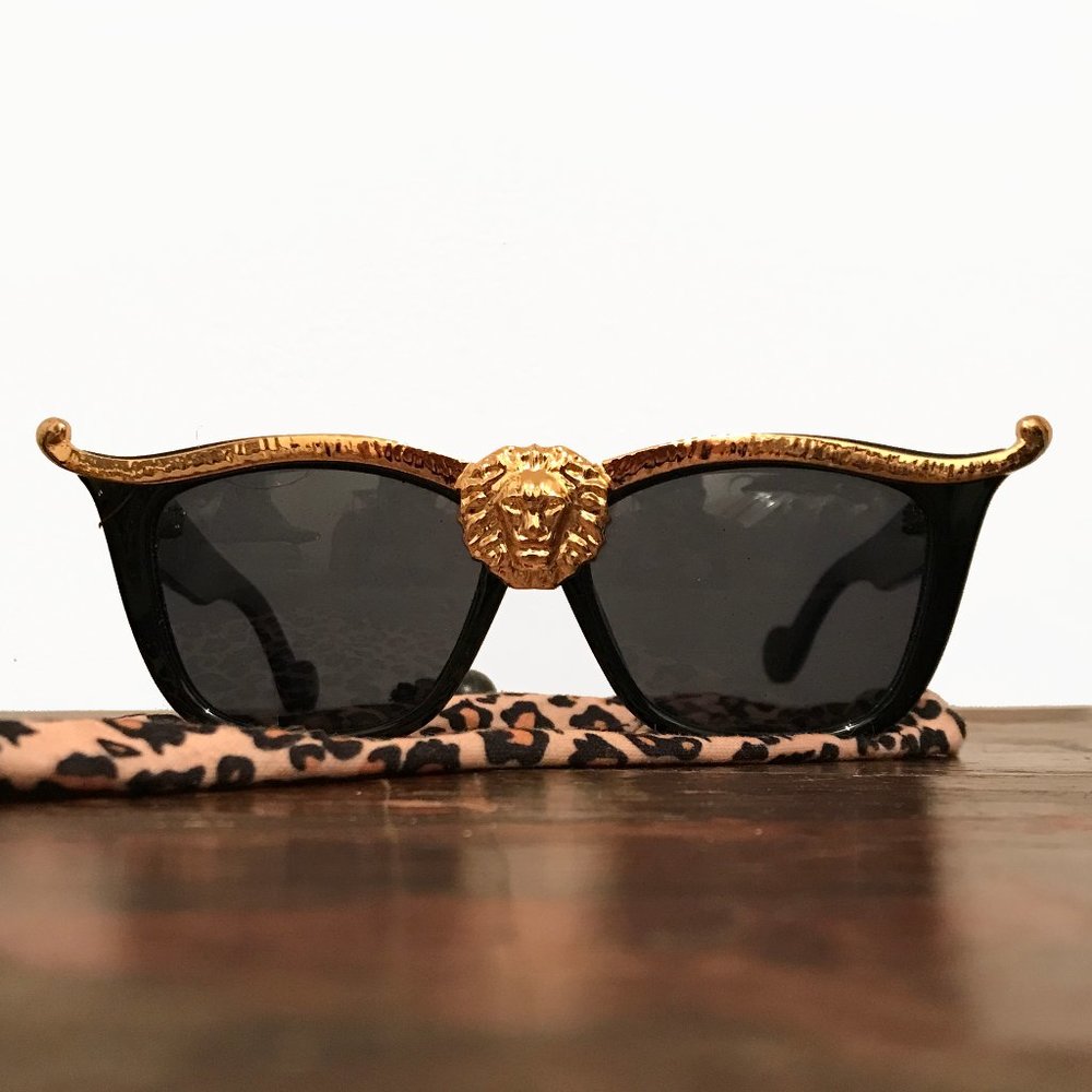 Gold & Black sunglasses - New Without Tags